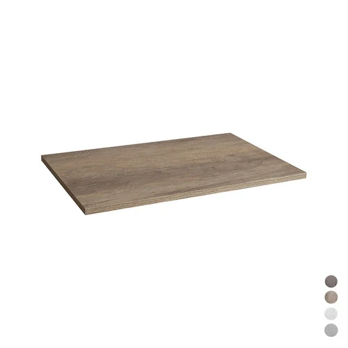 Top in legno per base mod. unika cm 80x46x1 8 olmo bianco