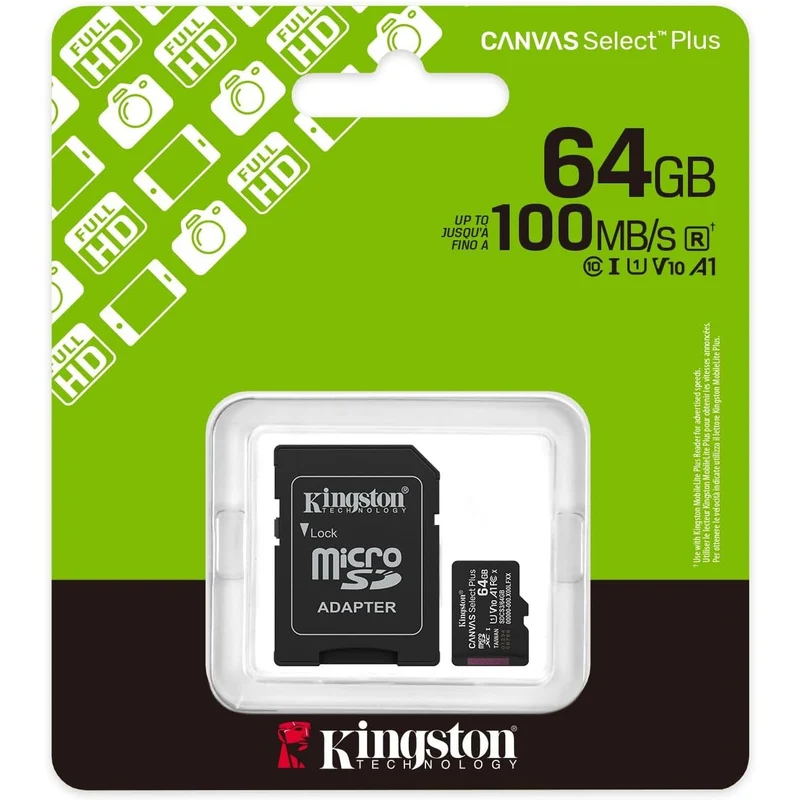 KINGSTON MICRO SD/MICRO SDXC CLASSE 10