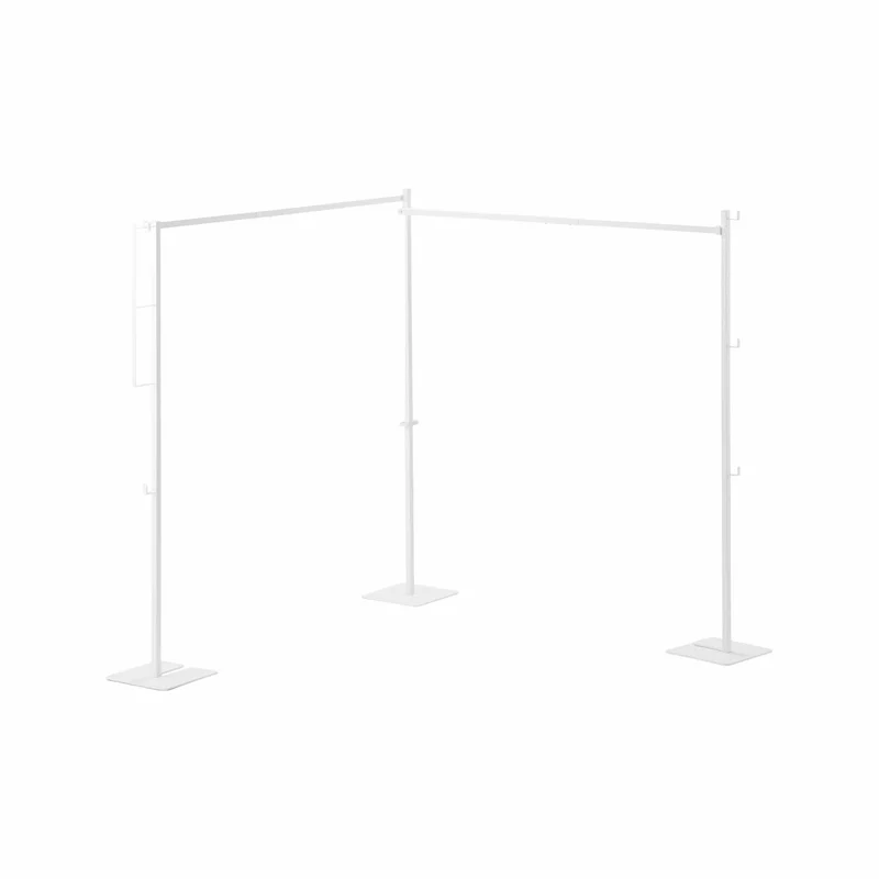 Foldable Double-Bar Indoor Drying Rack