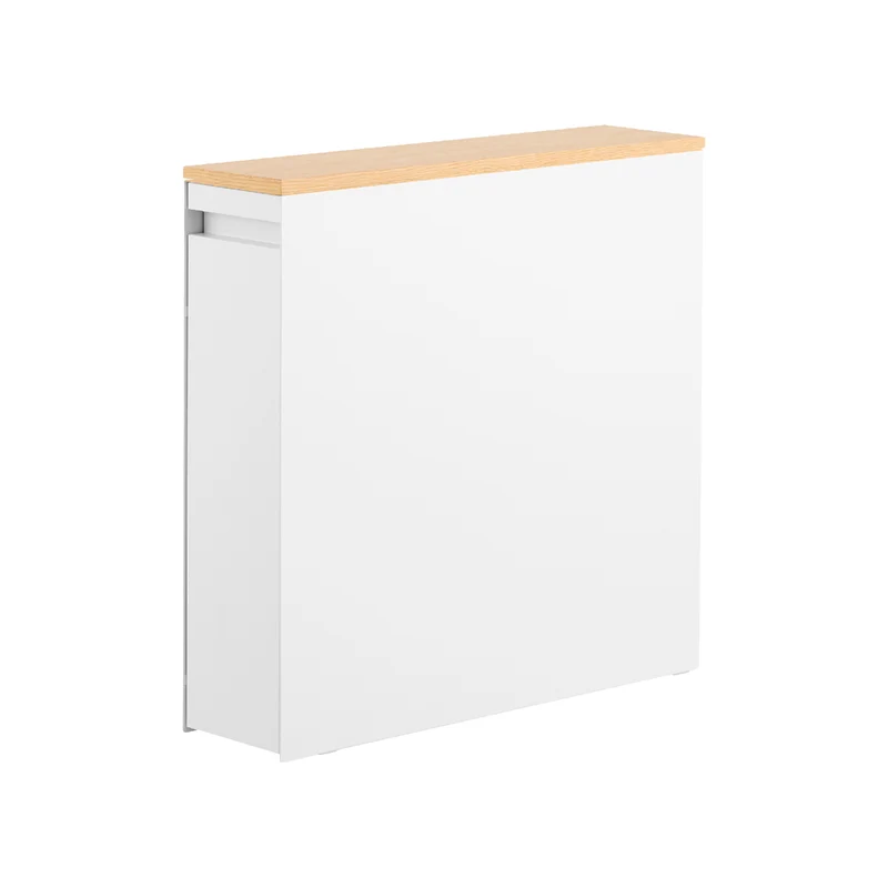Sliding Wood-Top Storage Rack