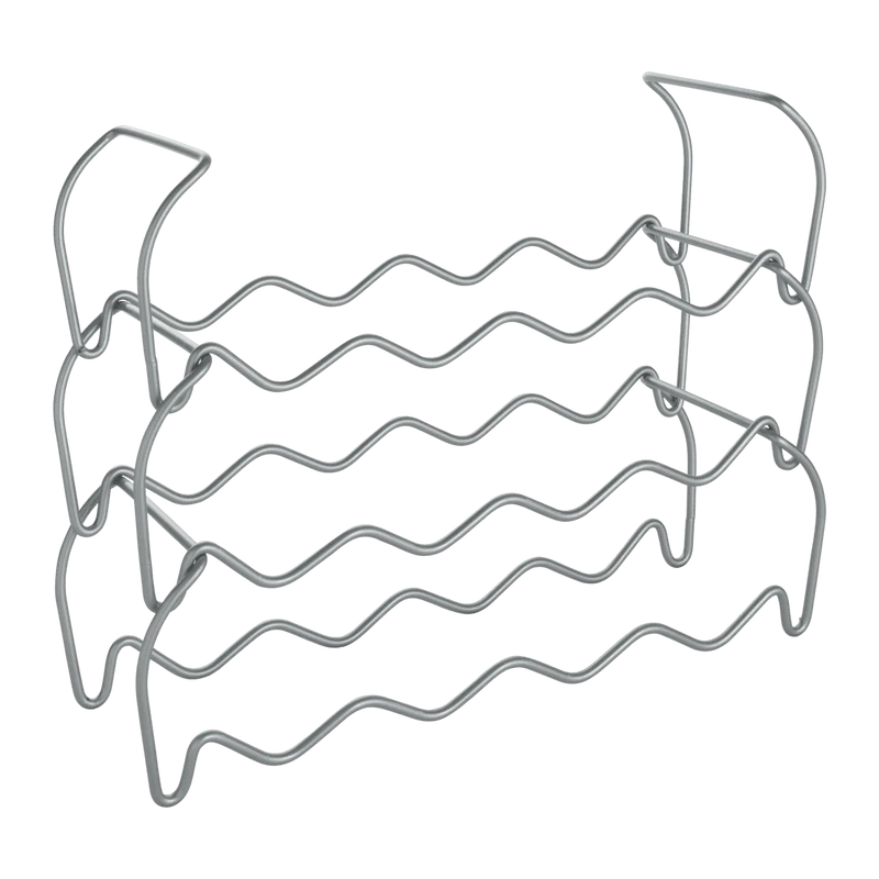 Metaltex Wine-Bar 12 Silver - Set 3 portabottiglie impilabili
