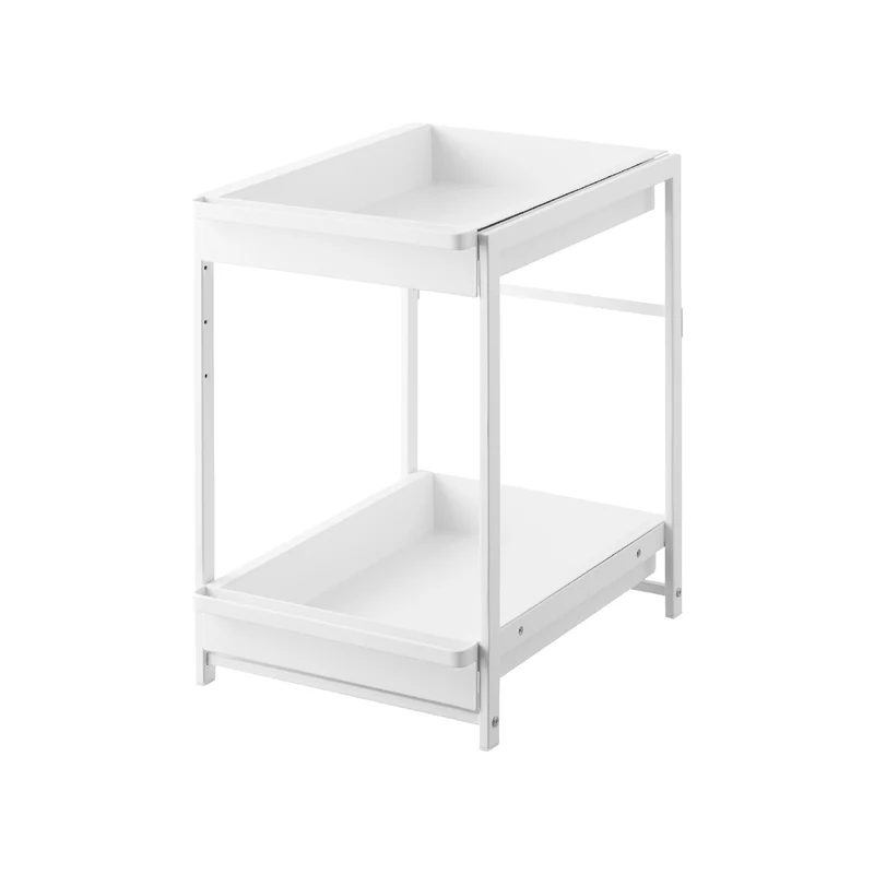 2-Tiered Sliding Under-Sink Organizer