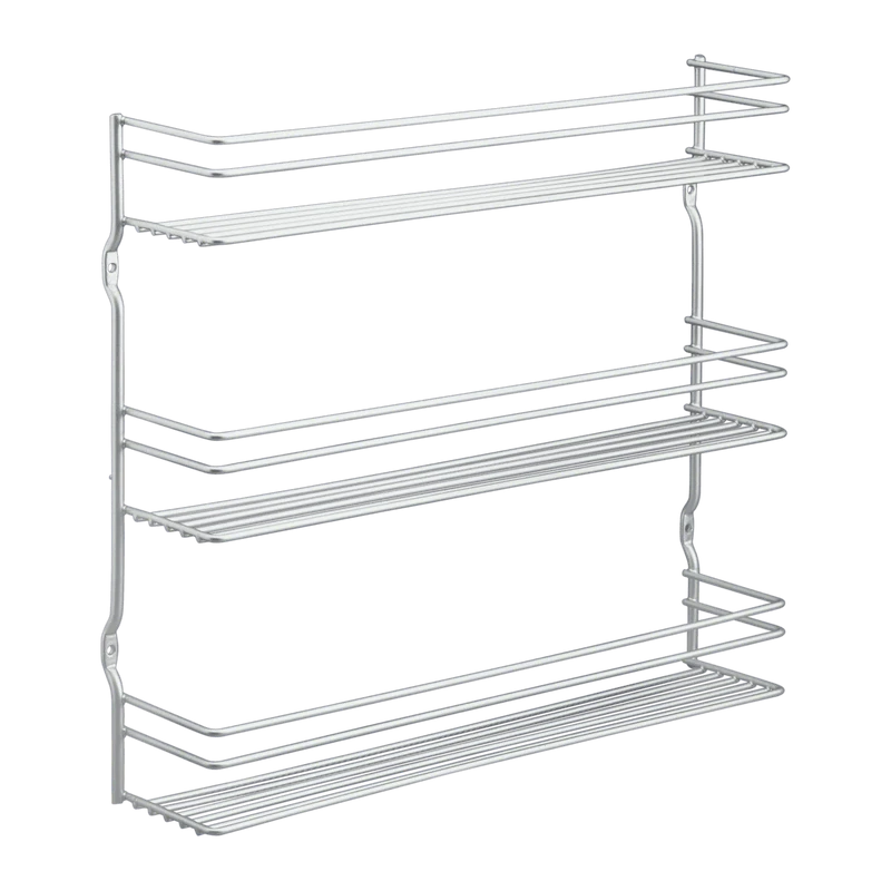Metaltex Pepito 3 Silver - Mensola porta spezie
