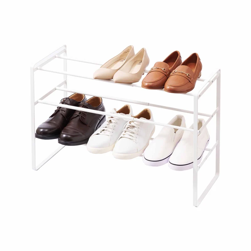 3-Tiered Extendable Shoe Rack