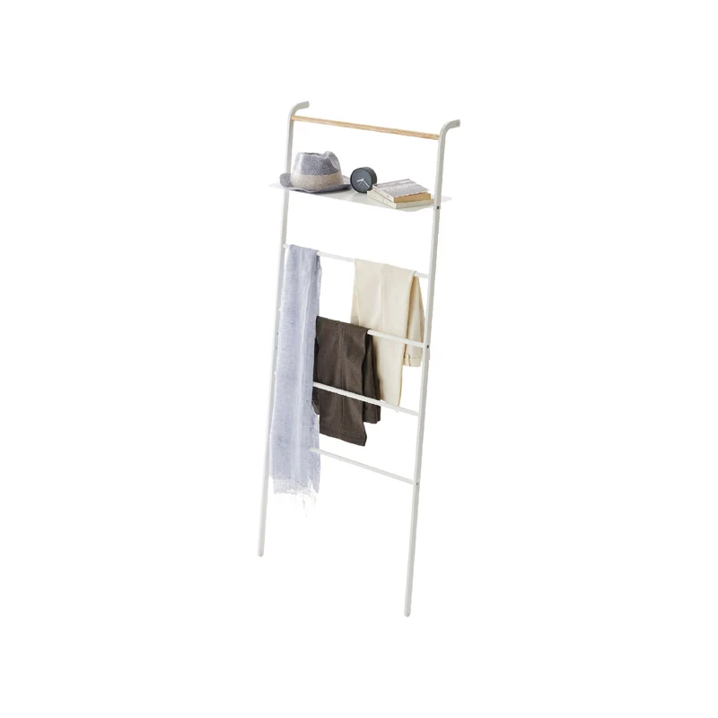 Leaning Ladder with Shelf