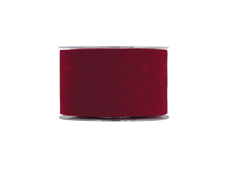 Nastro velluto 7x10mt bordeaux