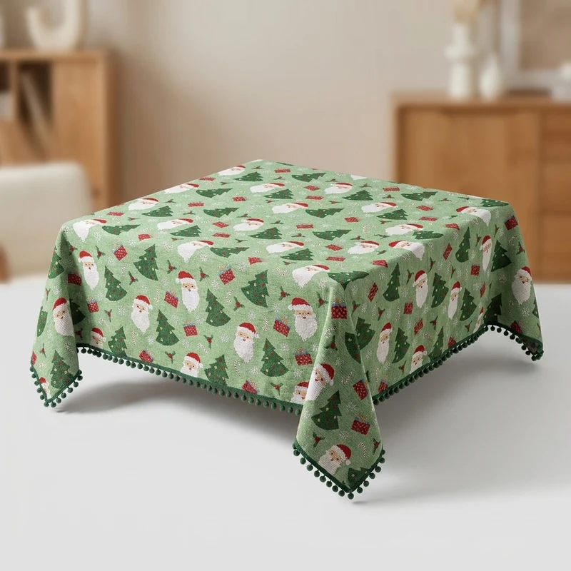 SANTAFEAST – Tree Gift Tablecloth for Elegant Festive Tables