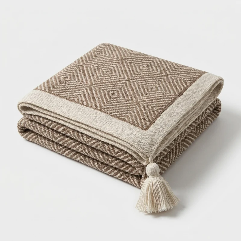 GEONEST – Nordic Shawl Blanket for Cozy Everyday Style