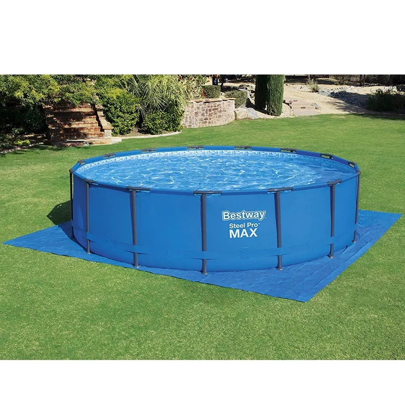 Tappetino Base Per Piscina 488x488cm Tappeto Quadrato PVC Telo Bestway 58003