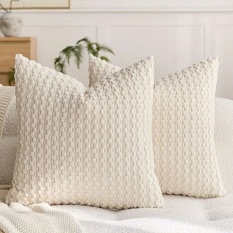 CORDFLOW – Bubble Texture Cushion Covers for Sofa & Bedroom Decor