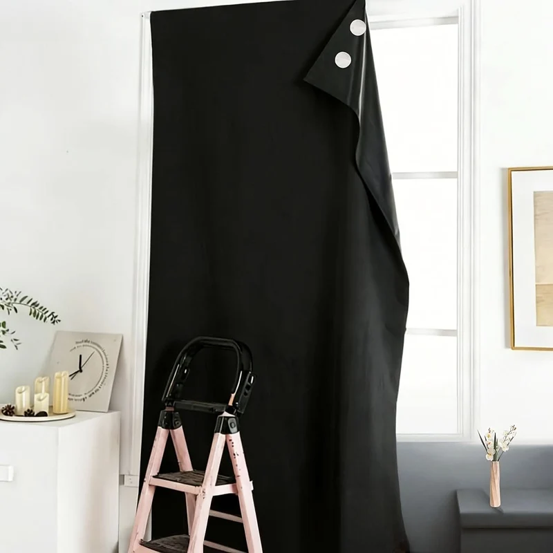 TOTALSHADE – No-Drill Blackout Curtain for Bedroom & Travel