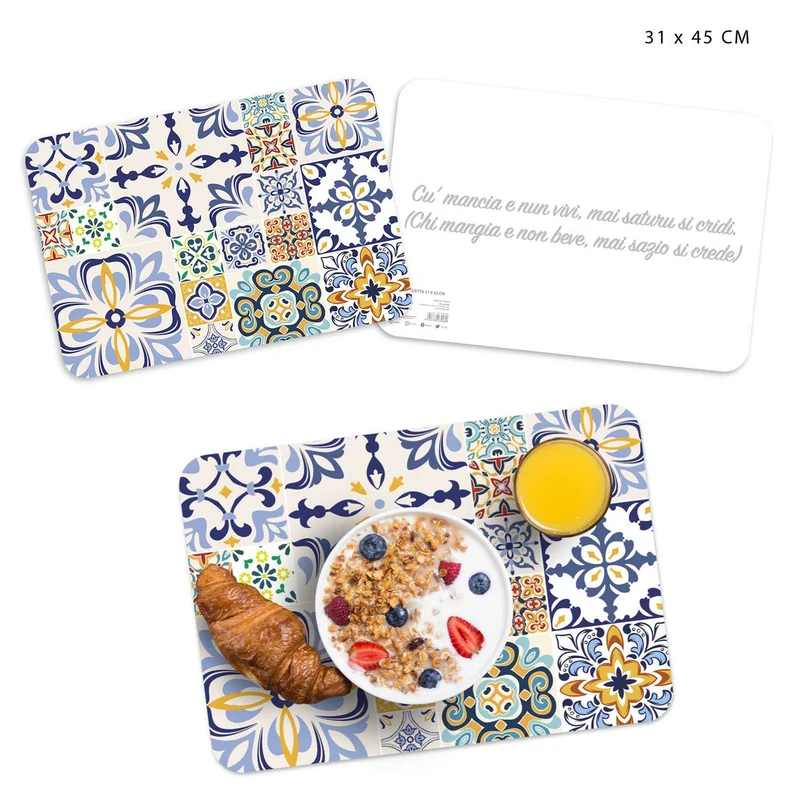 Dc Tovaglietta Americana 31X45Cm maiolica