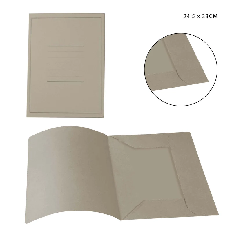 Dc Cartellina Eco Con Stampa 24.5X33Cm 180G Grigio