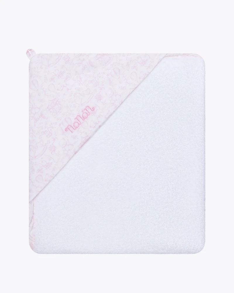 Accappatoio triangolo little dreamland rosa