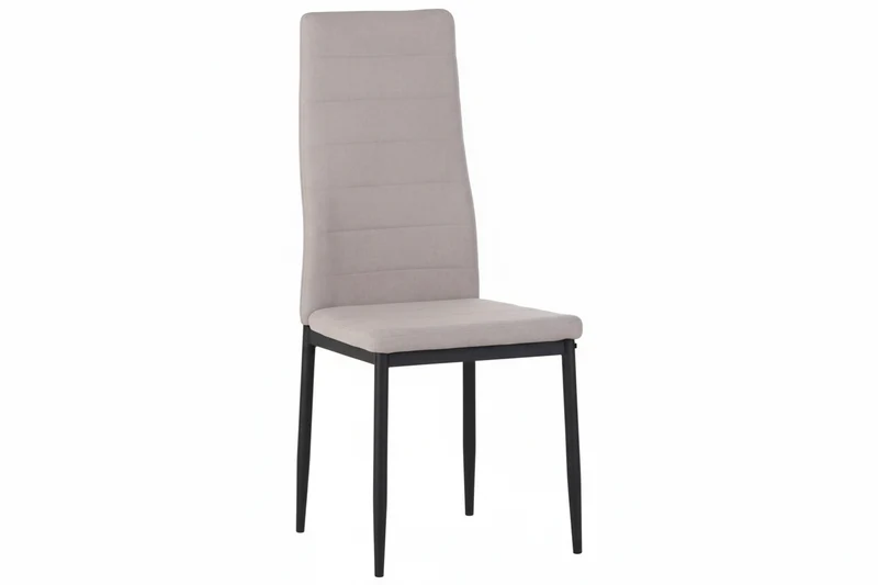 Set 6 Sedie Moderne Dhalia in Tessuto con Struttura in Metallo