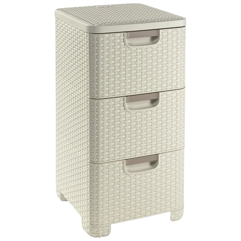 Cassettiera in polipropilene con 3 cassetti Curver Style Regal
