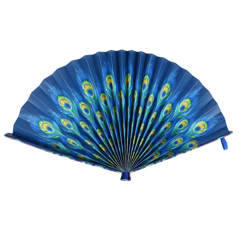 Ventaglio in Carta Pieghevole Peacock - Fiesta & Siesta