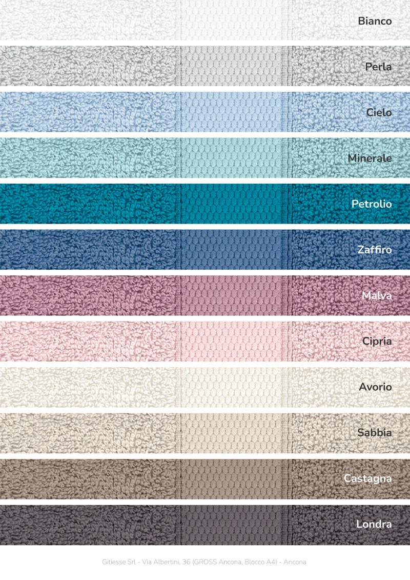 Telo Bagno Caleido in Spugna 90x150 cm 100% Cotone