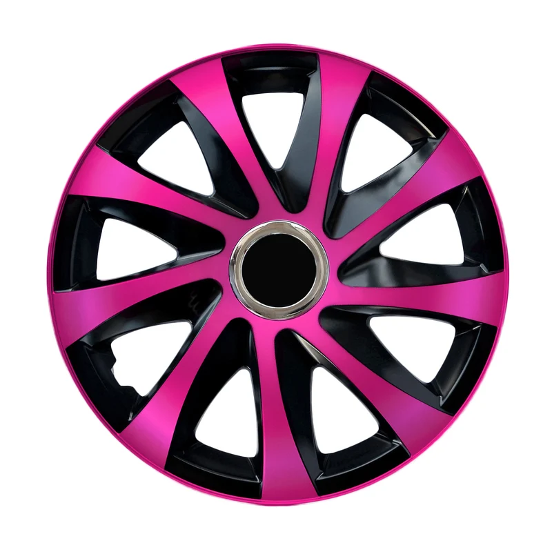 Set di copricerchi neri ed rosada 14" 4 pezzi Drift
