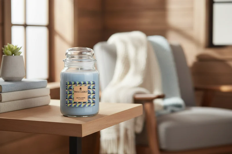 Price’s Candles Arctic Winds – Candela Profumata in Giara Grande 560 g