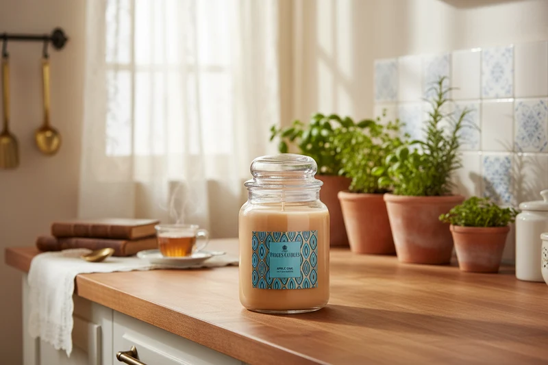 Price’s Candles Apple Chai – Candela Profumata in Giara Grande 560 g