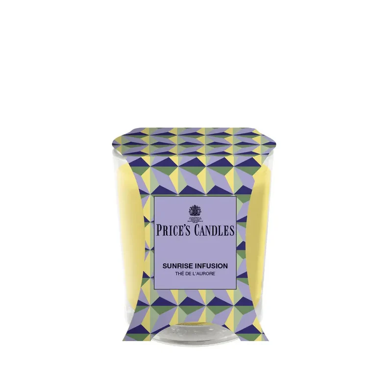 Price’s Candles Sunrise Infusion – Candela Profumazione Agrumata in Bicchiere 170 g