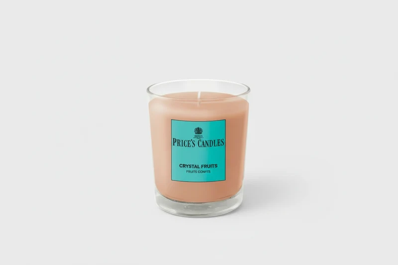 Price’s Candles Crystal Fruits – Candela Profumata Fruttata in Bicchiere 170 g