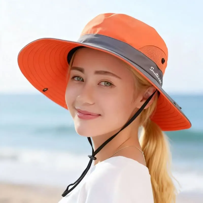 SHADETREK – Wide Brim Outdoor Hat Breathable Mesh Design