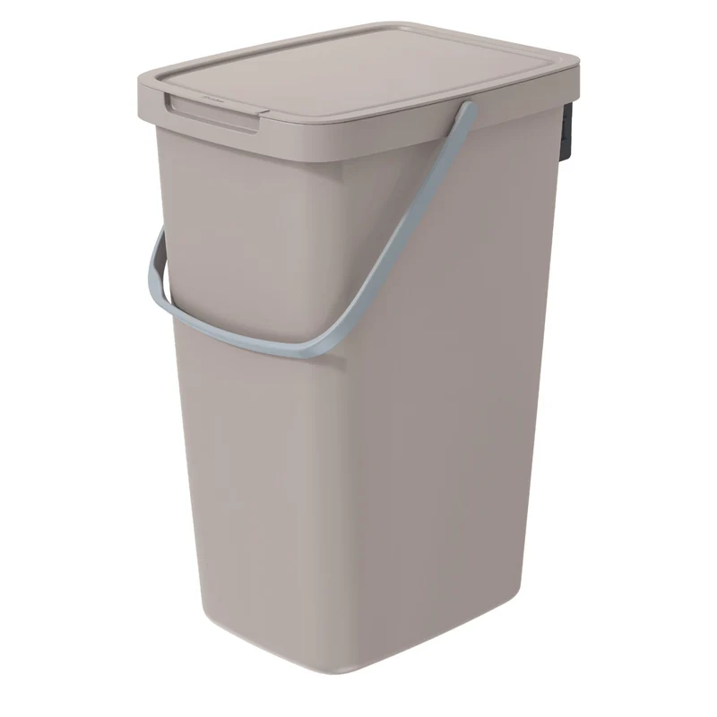 Keden Systema Q Bidone per la raccolta differenziata 20l, colore marrone chiaro