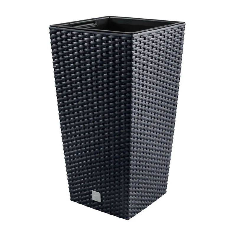Vaso da fiori con inserto Rato Square colore antracite DRTS400-S433