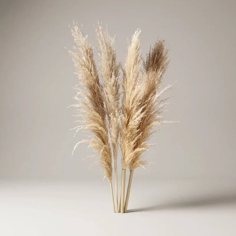 PLUMETABLE – Dried Pampas Grass Bouquet for Elegant Table Styling