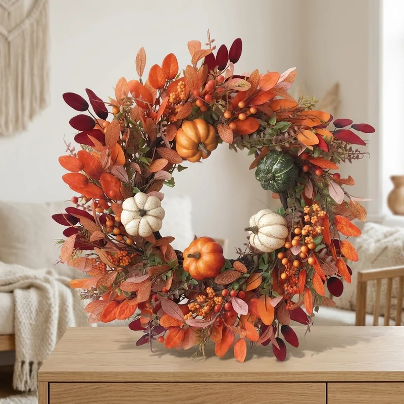 HARVESTGRACE – Autumn Wreath for Timeless Fall Charm
