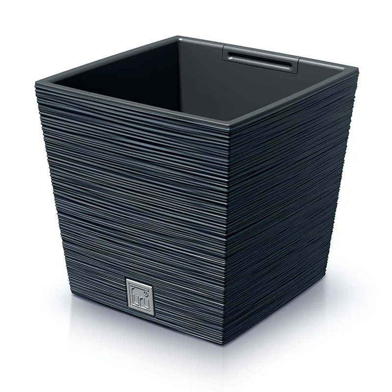 Prosperplast Furu Quadrato Basso con inserto DFS300-S433 - colore antracite