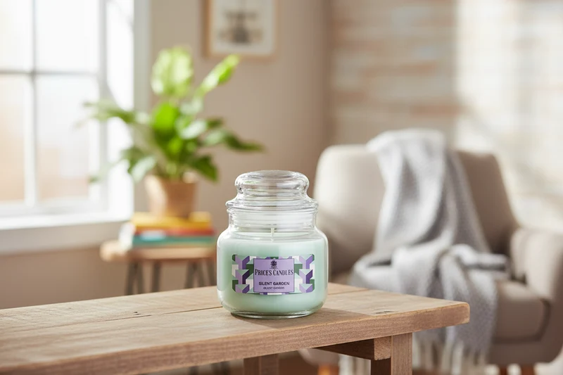 Price’s Candles Silent Garden – Candela Profumata in Giara Piccola 100 g