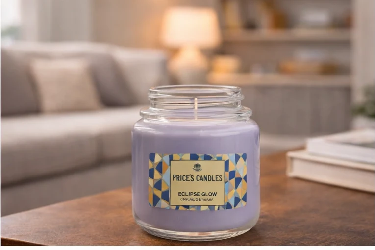 Price’s Candles Eclipse Glow – Candela Profumata in Giara Media 375 g