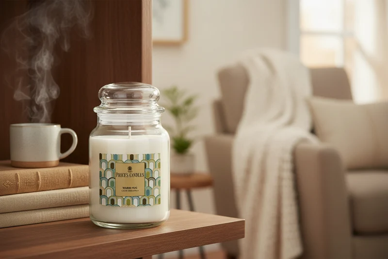 Price’s Candles Warm Hug – Candela Profumata in Giara Grande 560 g