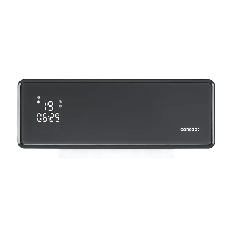 Riscaldatore in ceramica Concept, a parete, display LED, timer, grigio, QH4100