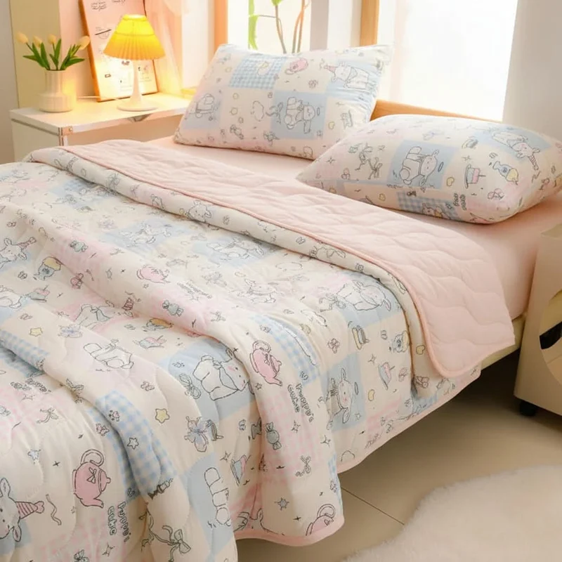 FLORABREEZE – Floral Summer Blanket Soft Breathable Comfort