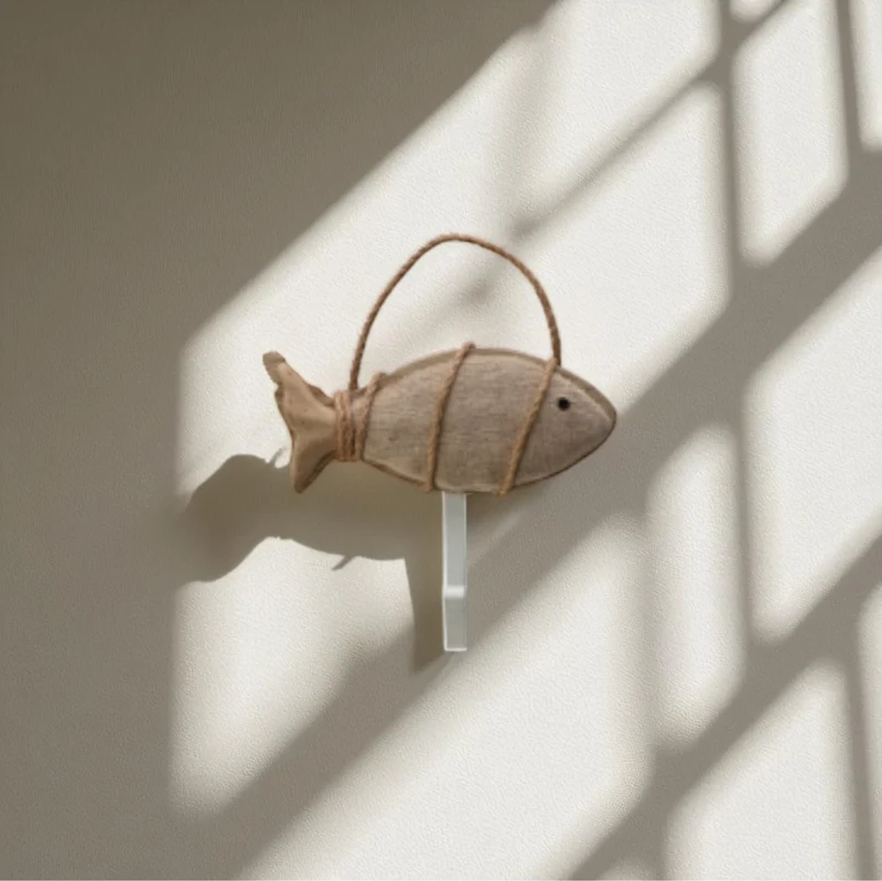 Appendino in MDF a forma di pesce – 4 varianti assortite