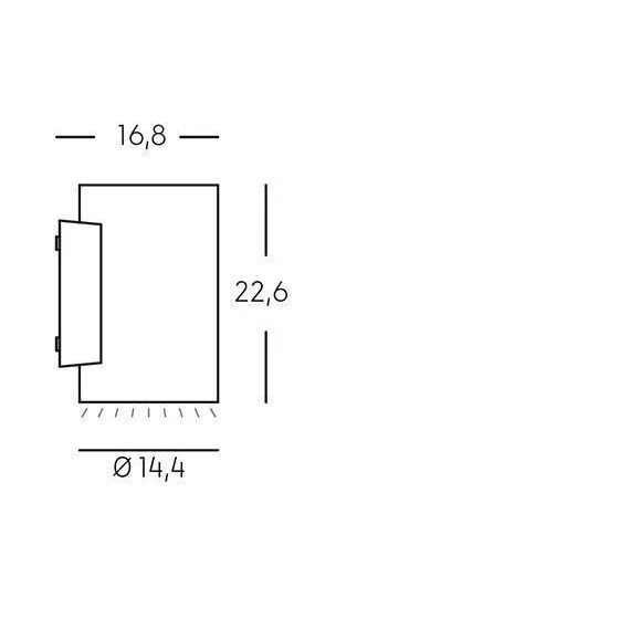 Sovil APPLIQUE LED 20W 4000K