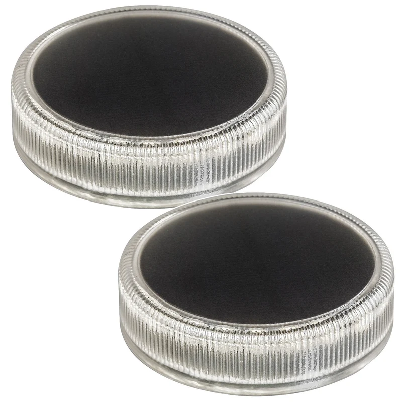 Lampada solare Trillo LED da 0,3 W, sensore crepuscolare, colore trasparente, IP65, K 4000, 77175, 2 pezzi
