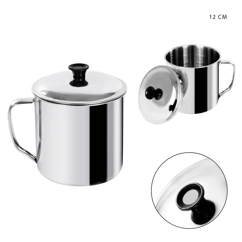 Dc Pentolino Inox con Coperchio 12Cm