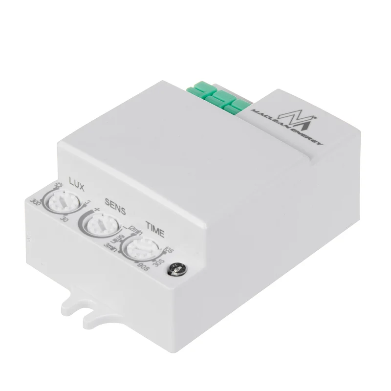 Rilevatore di movimento a microonde Maclean, portata 8m, carico massimo 1200W, IP20, 5,8 GHz, MCE316