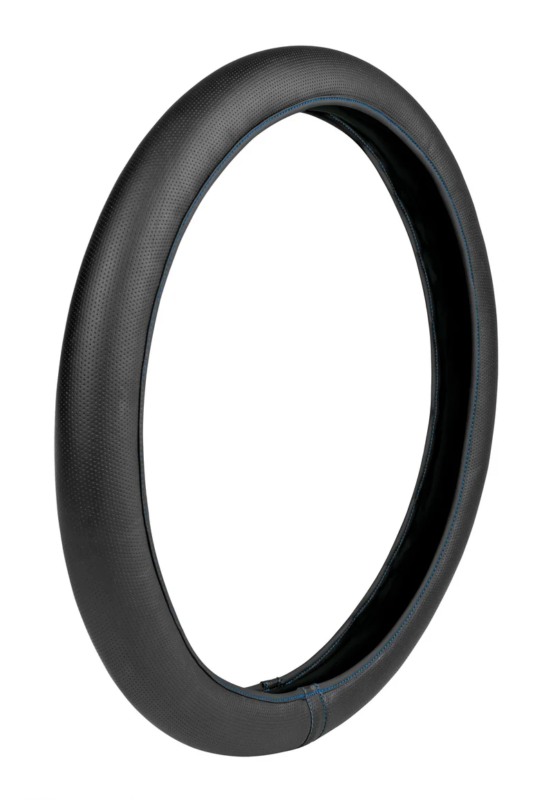 Skin-Cover, coprivolante elasticizzato in Skeentex - Nero/Blu