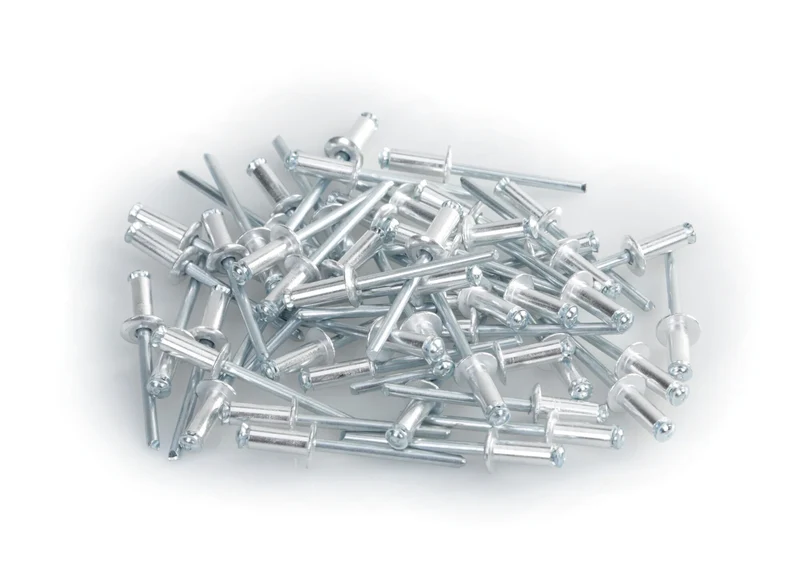 Aluminium Rivets, set 50 rivetti Graf per portatarga