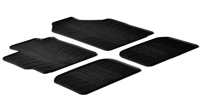 Set tappeti su misura in gomma - compatibile per Toyota