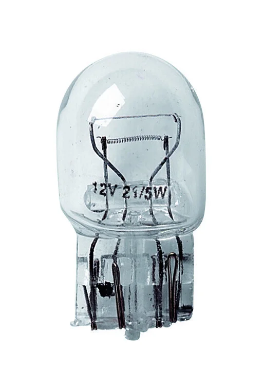 12V Lampada con zoccolo vetro - W21/5W - 21/5W - W3x16q