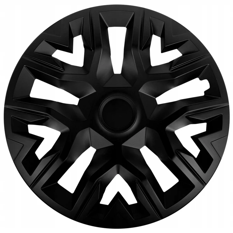 Coprimozzi universali 14'' NRM The Best nero opaco 4 pezzi