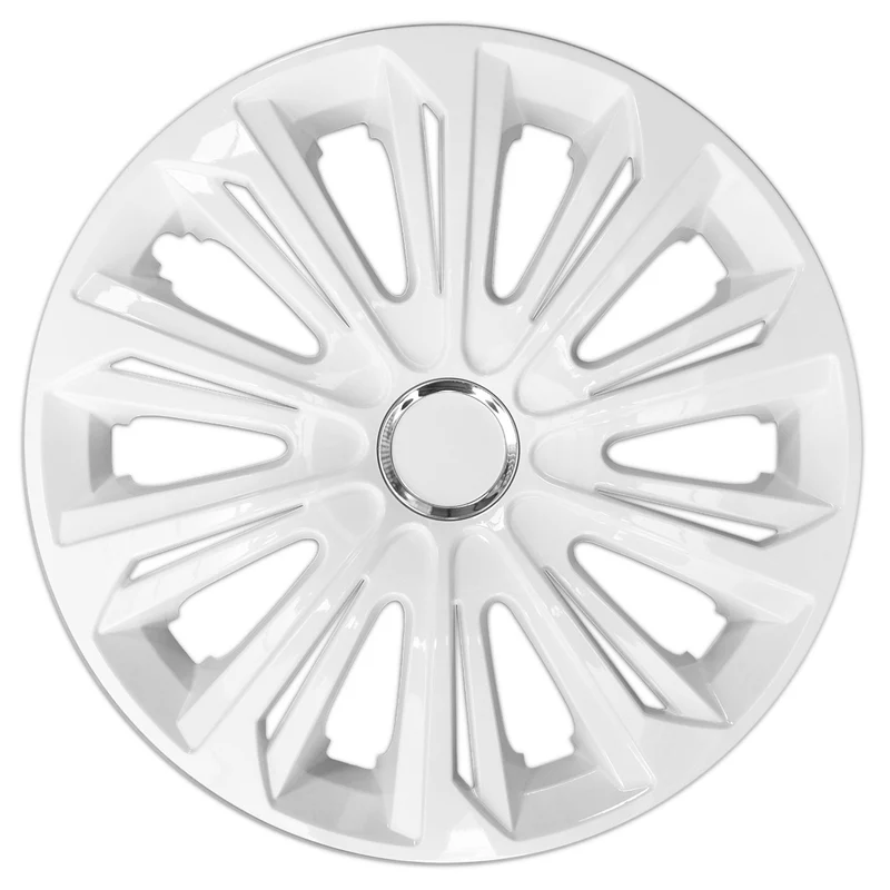 Set di 4 copricerchi 14" STRONG colore bianco verniciato