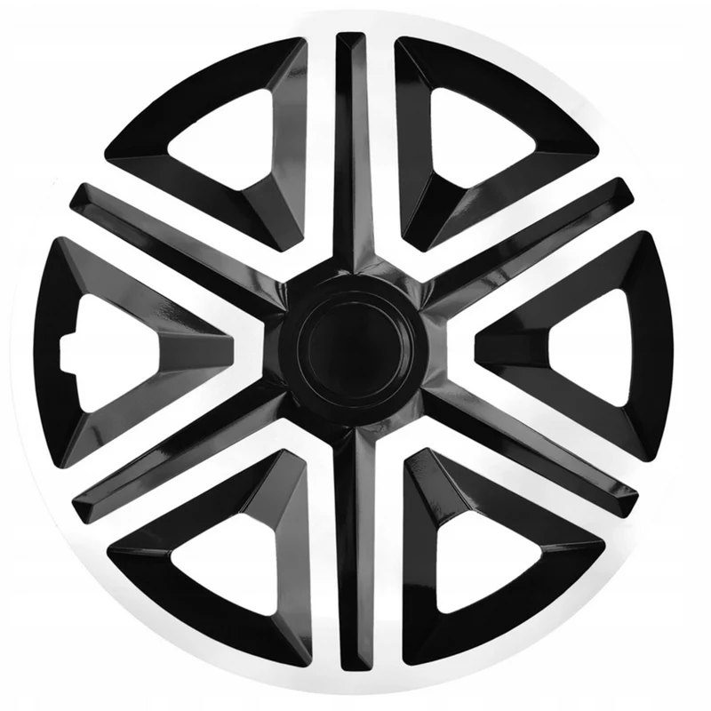 Set di copricerchi ACTION bianco-nero 15 "4 pezzi